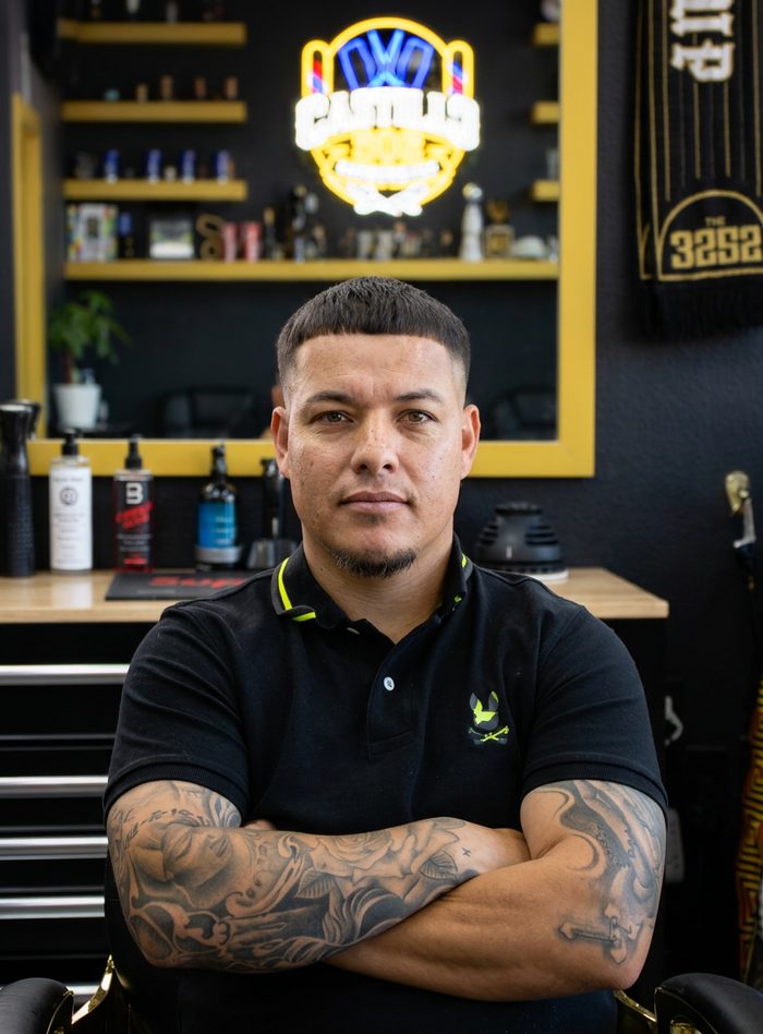 Selected barber