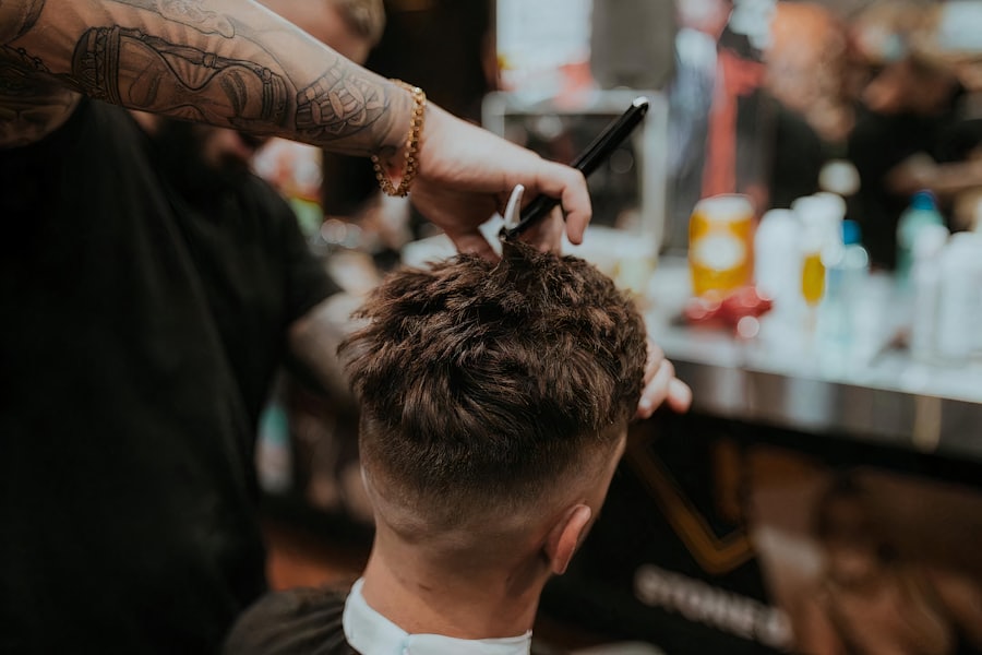 Fade haircut
